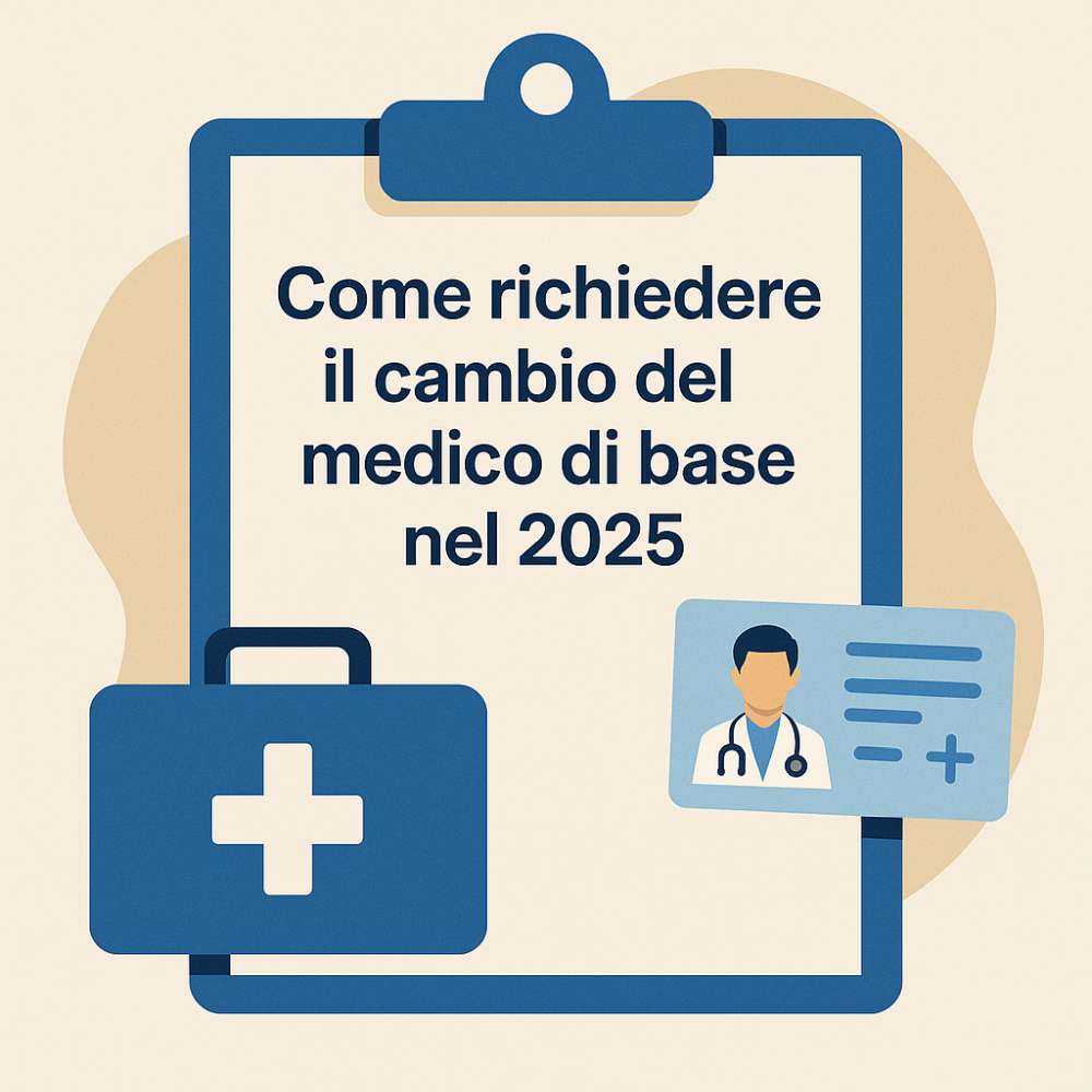 Illustrazione su come richiedere il cambio del medico di base nel 2025