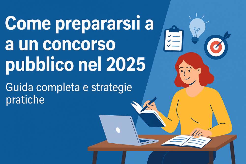Guida su come prepararsi a un concorso pubblico nel 2025
