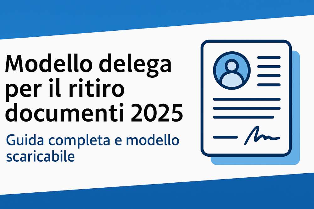 Modello delega per il ritiro documenti 2025 - guida completa e modello scaricabile