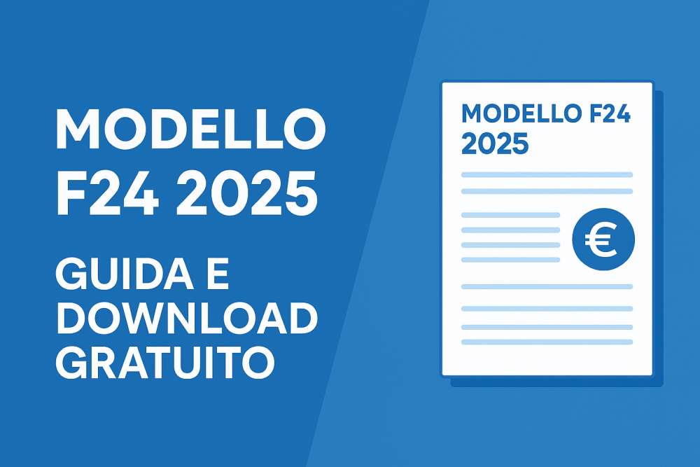 Guida al Modello F24 2025 con spiegazione e link per il download gratuito
