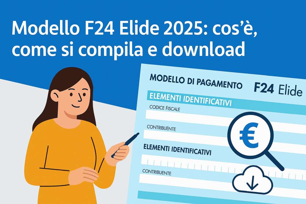 Modello F24 Elide 2025 - guida e fac simile scaricabile
