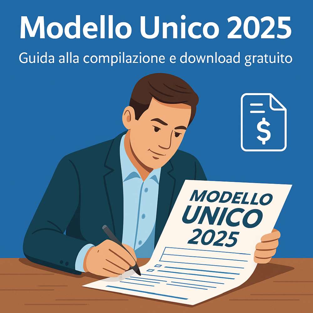 Modello Unico 2025 – guida alla compilazione e download gratuito