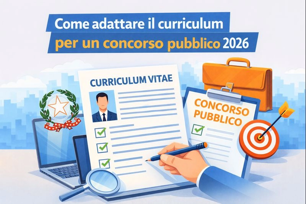 Curriculum adattato per un concorso pubblico nel 2026