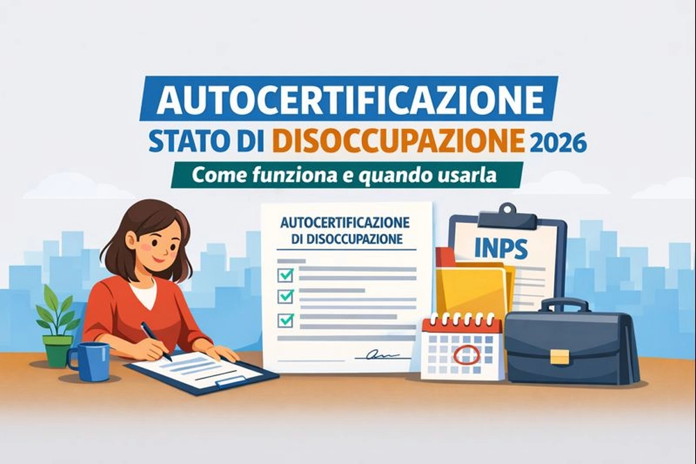 Autocertificazione dello stato di disoccupazione 2026 compilazione documento