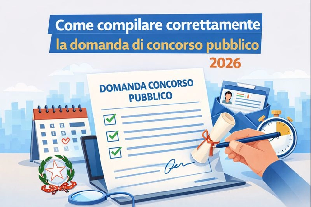 Compilazione della domanda di concorso pubblico 2026