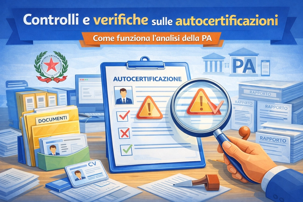 Controlli e verifiche sulle autocertificazioni — come funziona l’analisi della PA